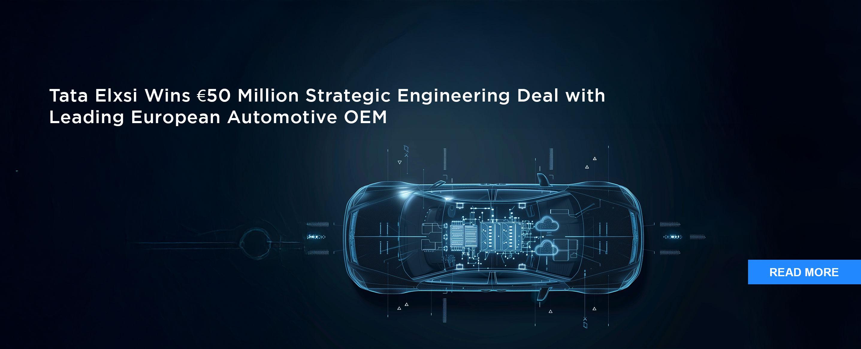 Tata Elxsi Wins €50 Million Strategic Engineering Deal with Leading European Automotive OEM