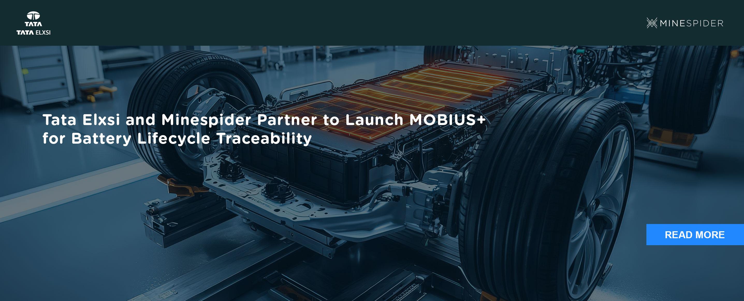 Tata Elxsi and Minespider Partner to Launch MOBIUS+ for Battery Lifecycle Traceability
