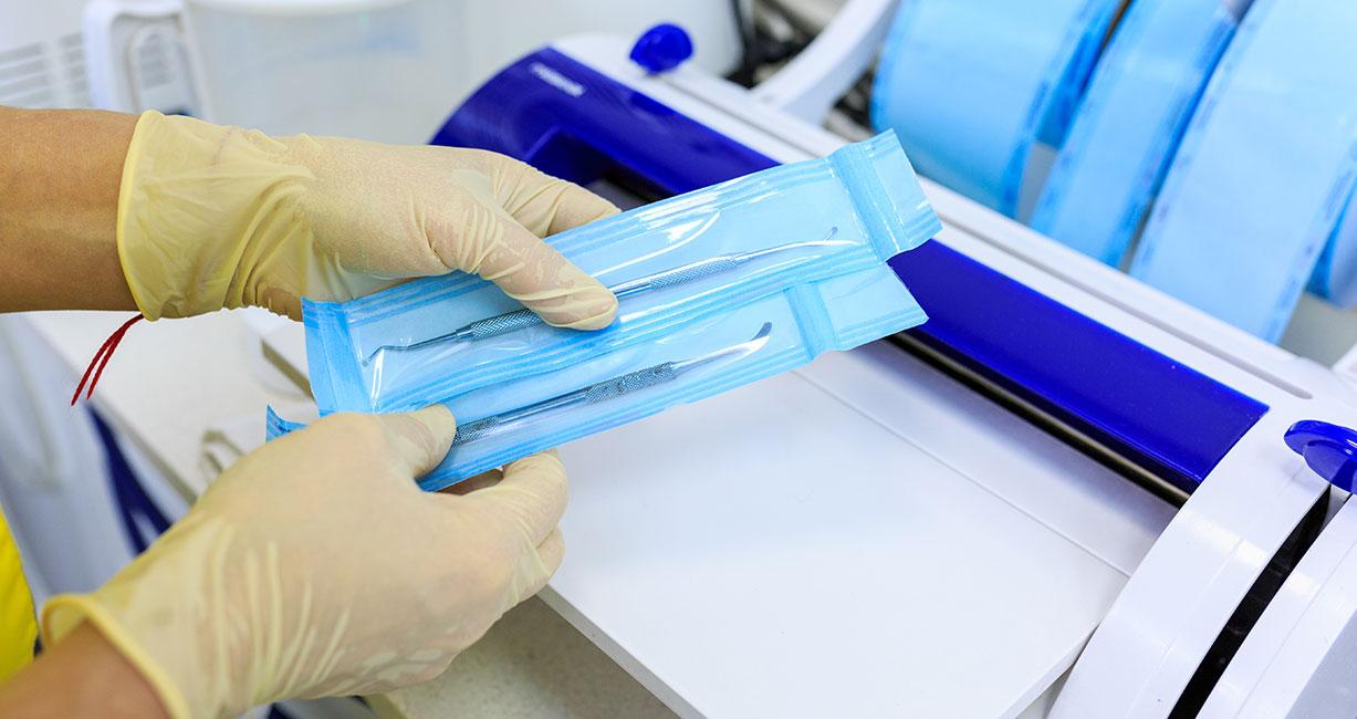 Remediating sterile and non-sterile packaging for medical devices
