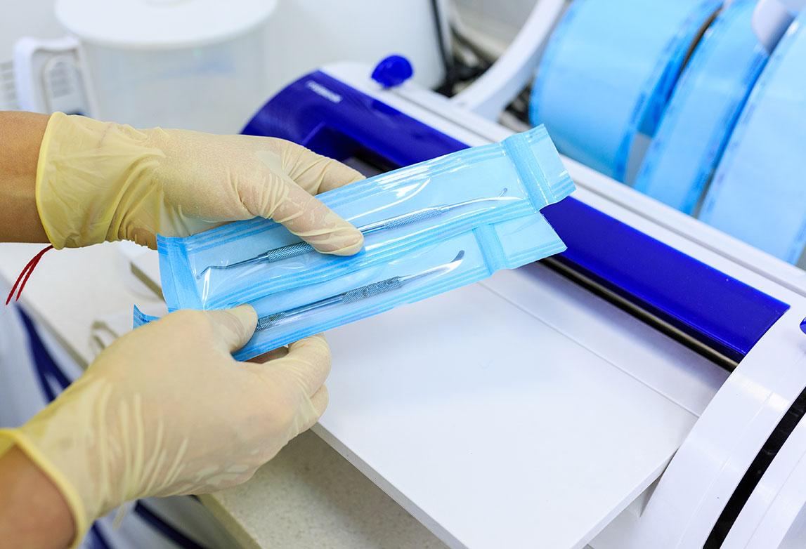 Remediating sterile and non-sterile packaging for medical devices