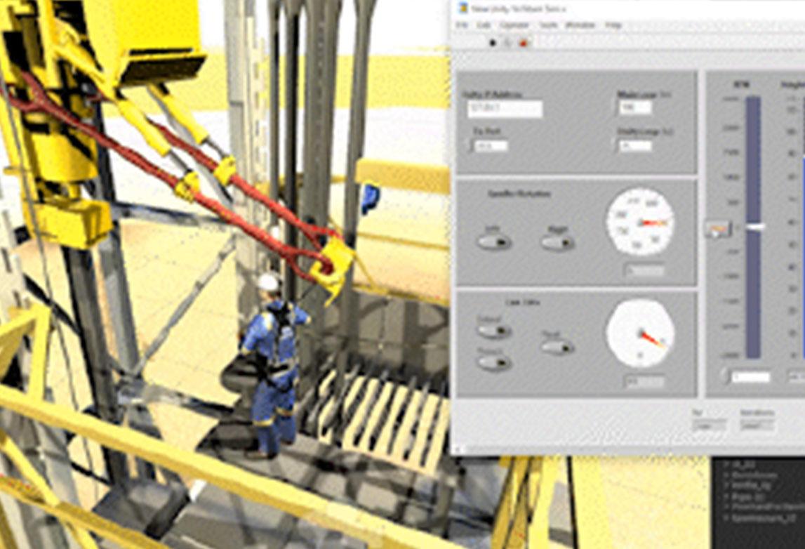 Drilling Rig Training Simulator in Virtual Reality