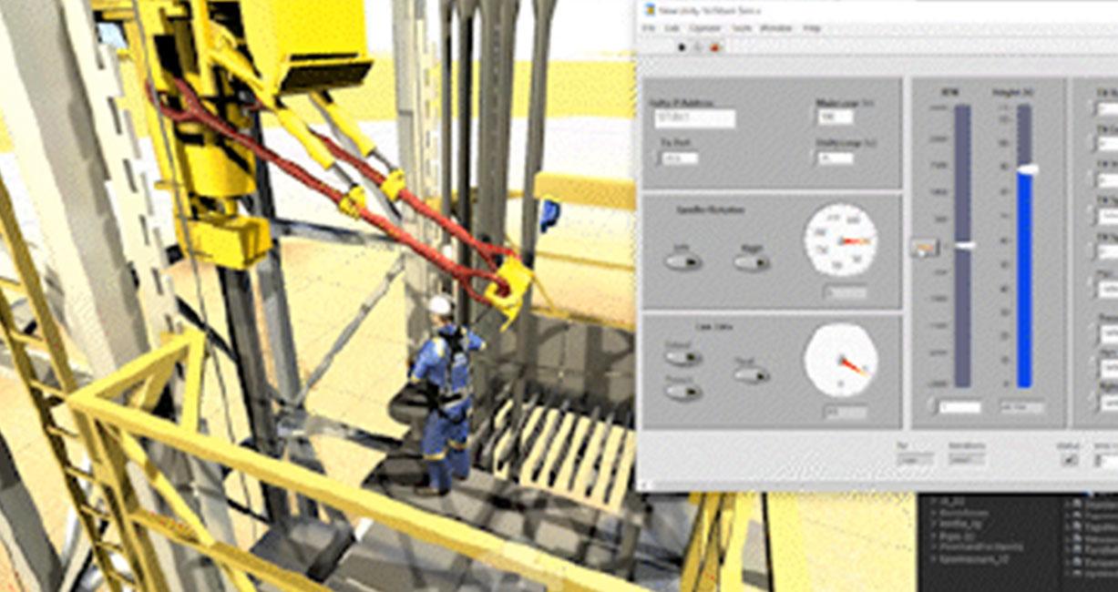 Drilling Rig Training Simulator in Virtual Reality