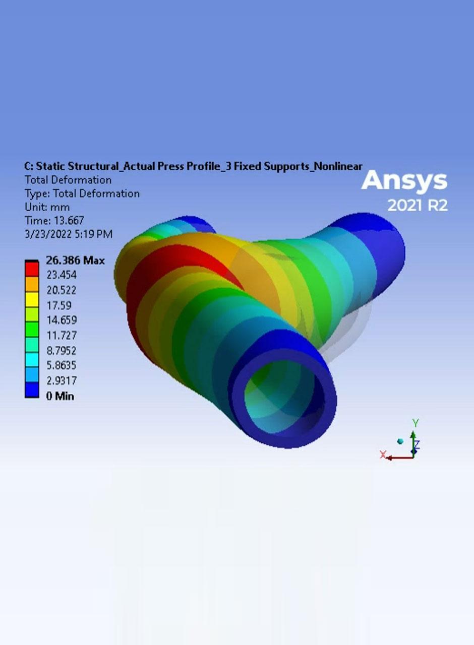 Hemodynamic Study of Blood Flow in Arteries