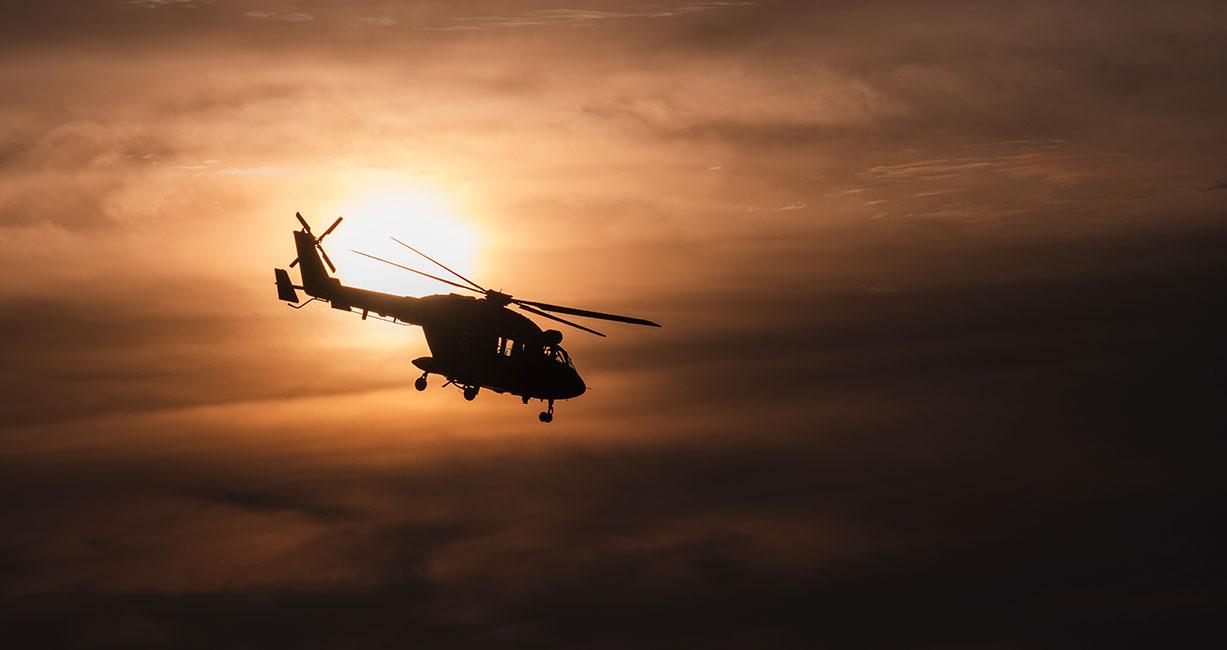 Structural Mock Up Advanced Light Helicopter with Functional Folding Tail Boom