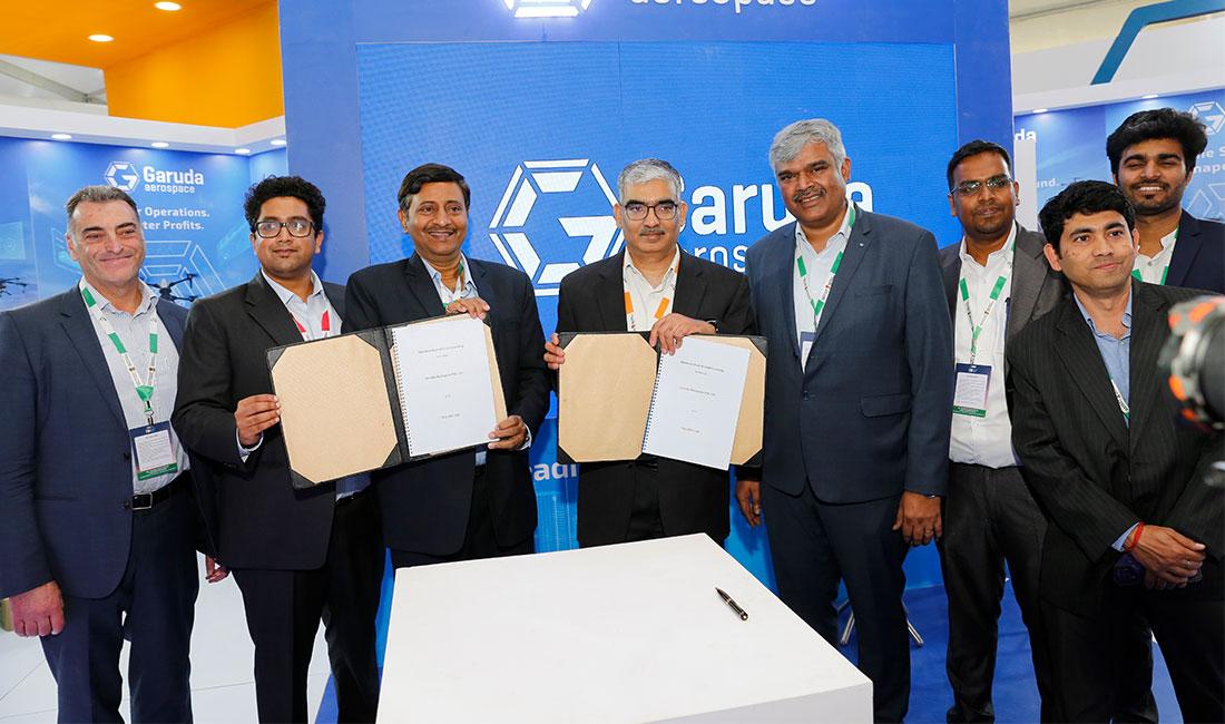 Tata Elxsi and Garuda Aerospace Sign MoU at Aero India 2025 to Establish Centre of Excellence for Indigenised UAV (Unmanned Aerial Vehicle) Design and Development
