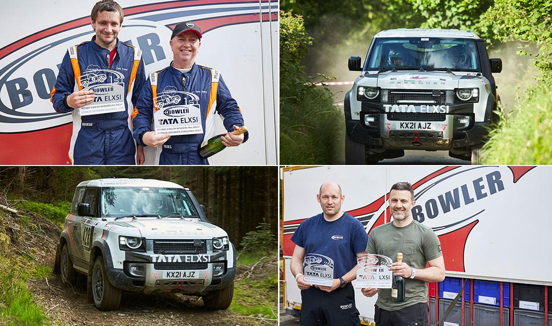 Bulley/ French take victory in Welsh Borders Hill Rally round of  2022 Tata Elxsi Bowler Defender Challenge