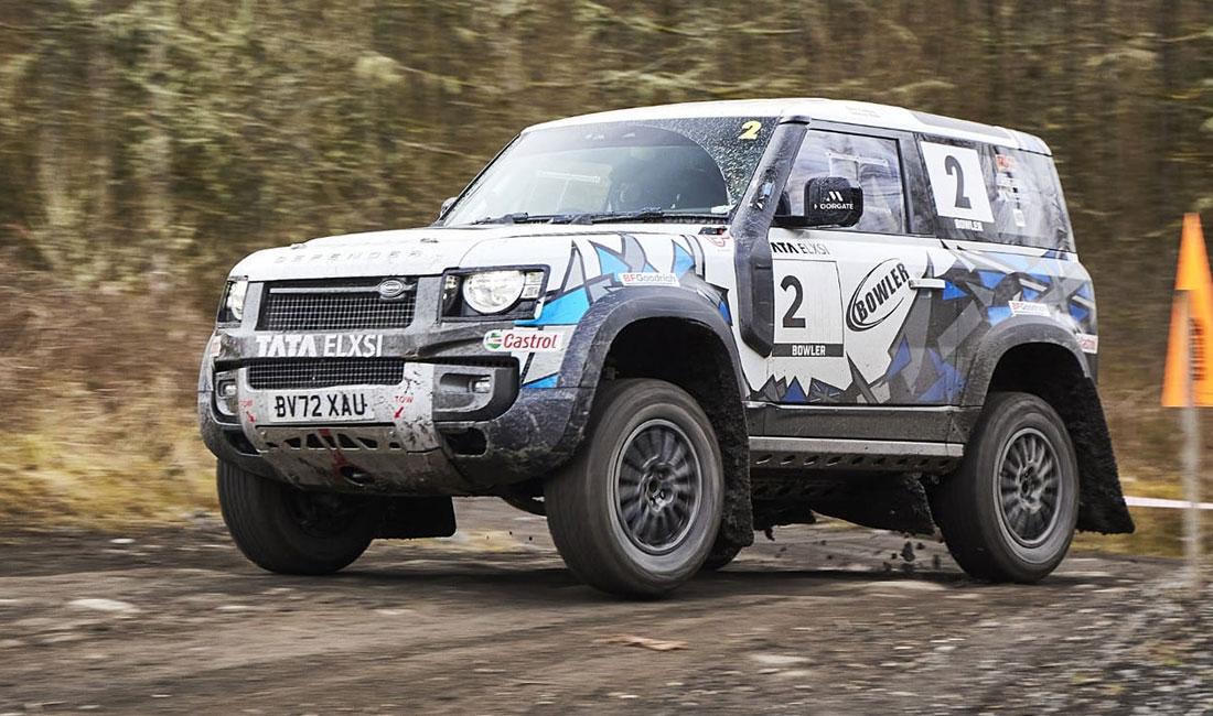 Tata Elxsi has been confirmed as the title partner for 2023 UK and International Defender Rally Series by Bowler
