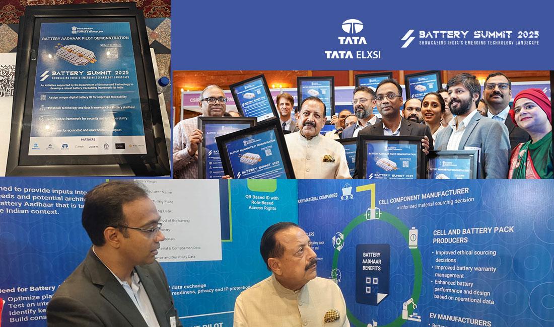 Tata Elxsi Presents Battery Aadhaar Powered by MOBIUS+ at Battery Summit 2025