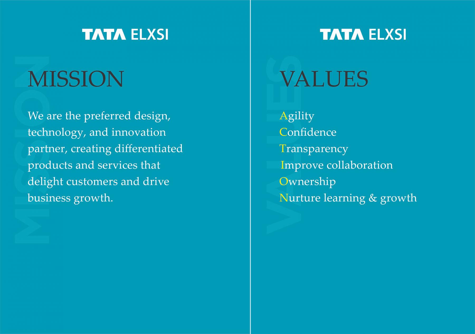 Tata Elxsi Mission And Values