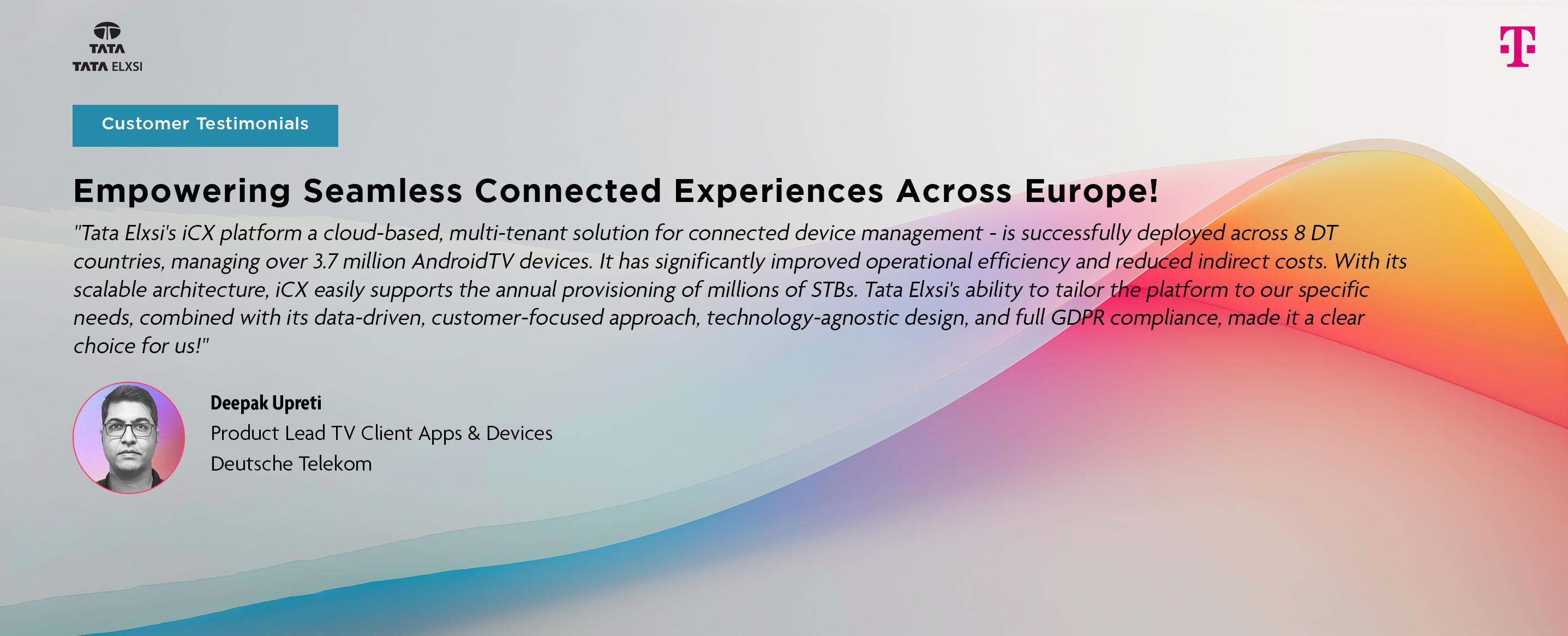 Deutsche Telekom Testimonial